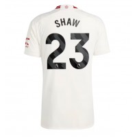 Camiseta Manchester United Luke Shaw #23 Tercera Equipación 2023-24 manga corta